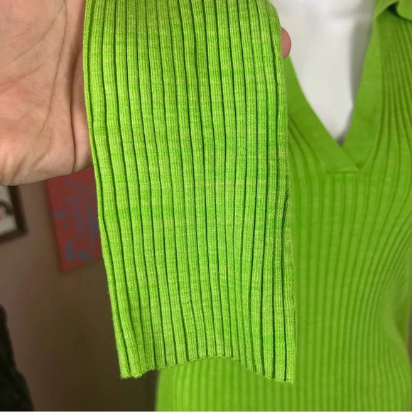 NWT Helmut Lang Ribbed-knit Mini Dress - Picture 8 of 12